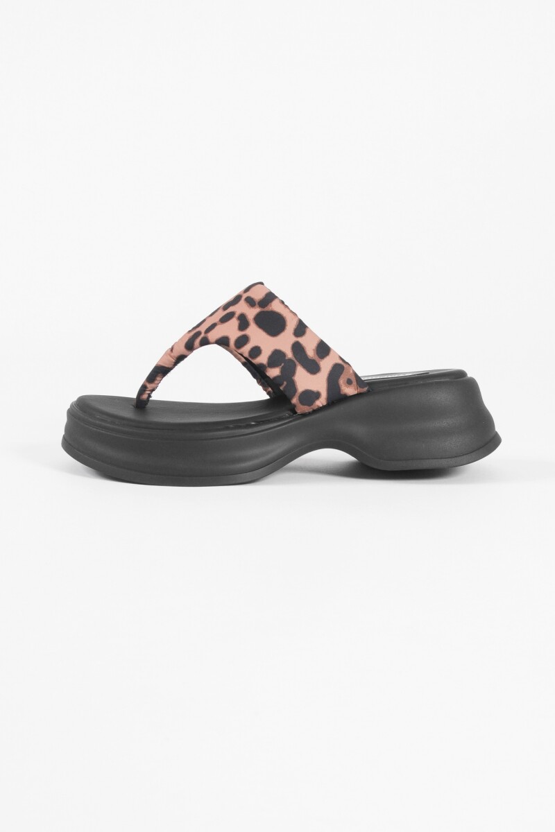 Sandalia mar animal print