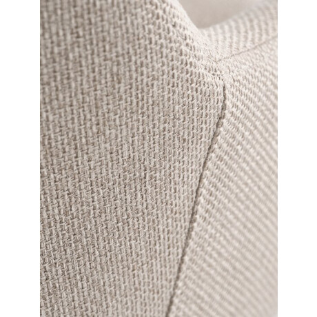 Silla de comedor ROSTRUP giratoria tela beige Arena