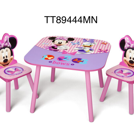 Juego de Mesa y Sillas para Niños Minnie Mouse Disney ROSA-FUSCIA