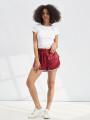 SHORT LAURA BORDEAUX