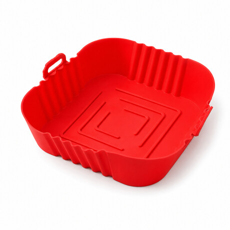 Bandeja Silicona Freidora Aire Molde Antiadherente Cuadrada Bandeja Silicona Freidora Aire Molde Antiadherente Cuadrada