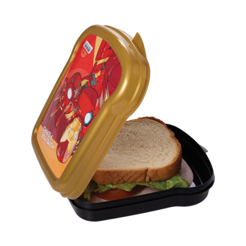 Sandwichera de Plástico Marvel Oficial Ironman