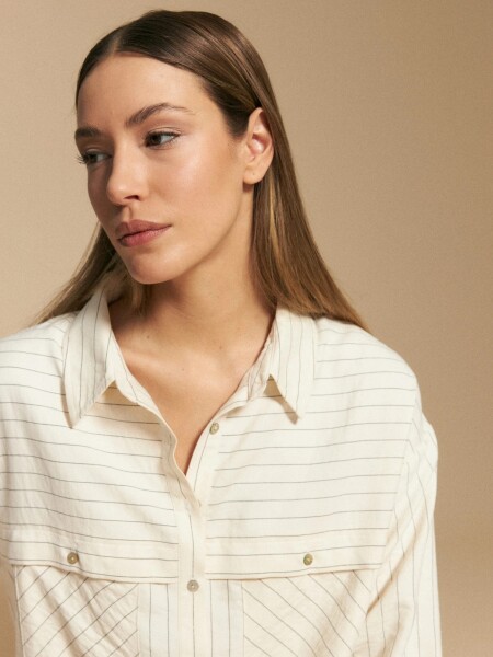 CAMISA ALLIE ORBITA CRUDO