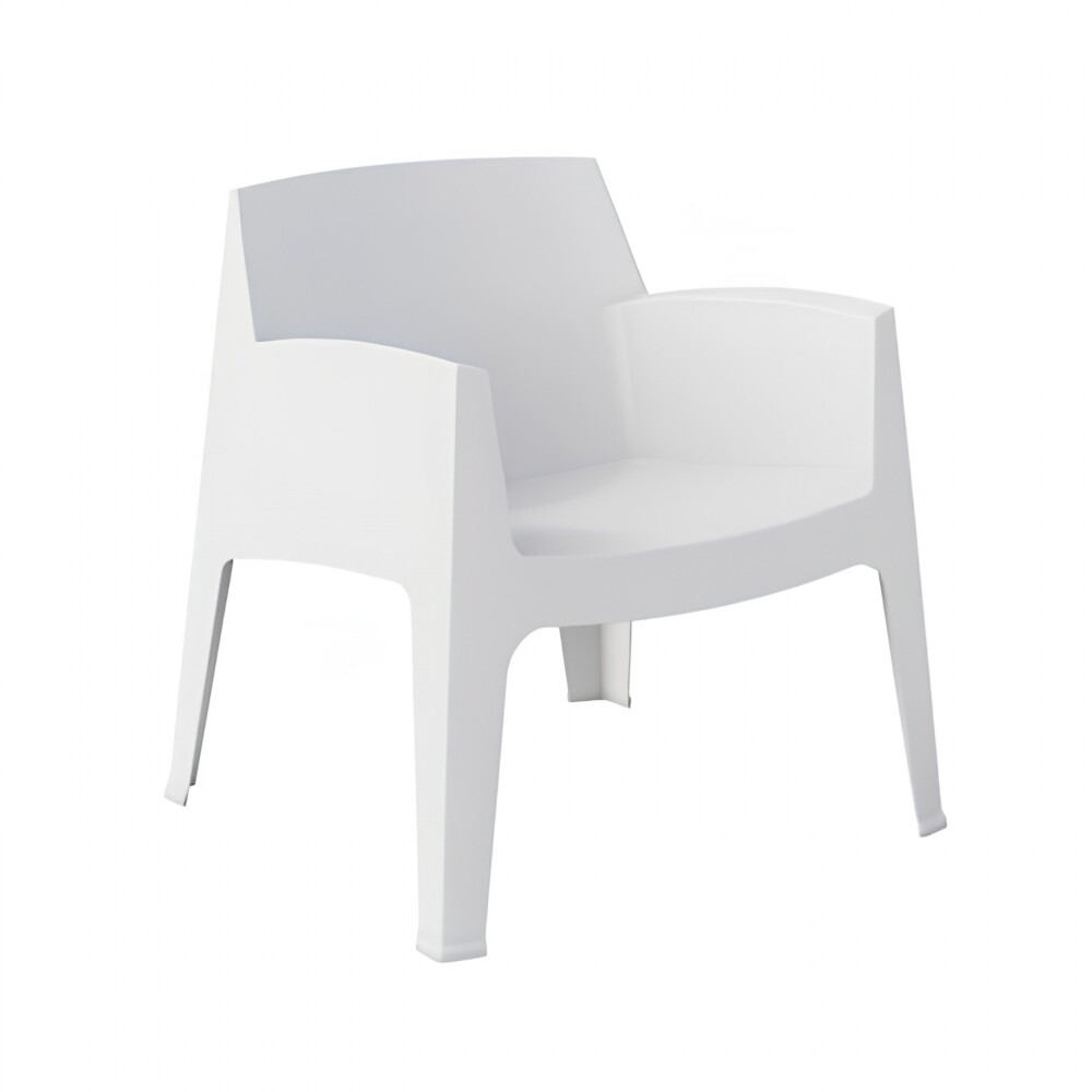 Silla Sillón de Exterior Master Blanco Mate