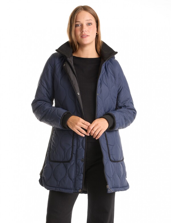 Campera Capitoneada AZUL