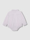 Camisa Body Cuello Bebe Blanco Roto