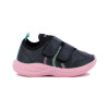 Pe Com Pe Calzado Deportivo Niña C/ Velcro - Negro/rosa Claro Negro-rosa Claro