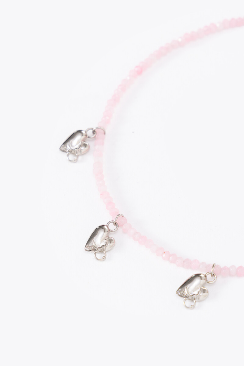 COLLAR HEART Rosa