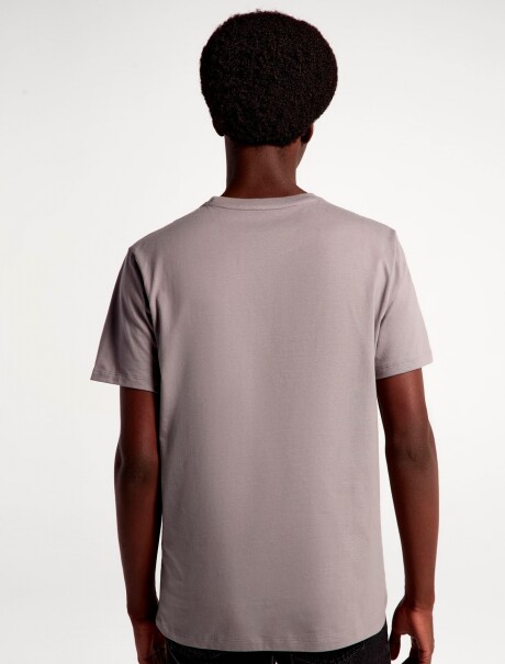 CAMISETA BÁSICA SÚPER COTTON GRIS