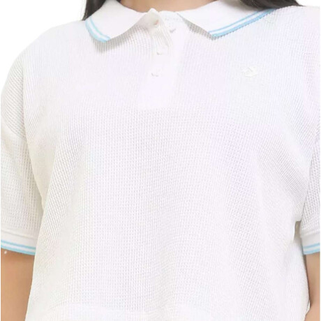 Remera Converse Sporty Waffle Polo Blanca