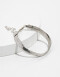Pulseras Flexibles Metal Pulsera Con Triple Cadena - Plateado Rodio