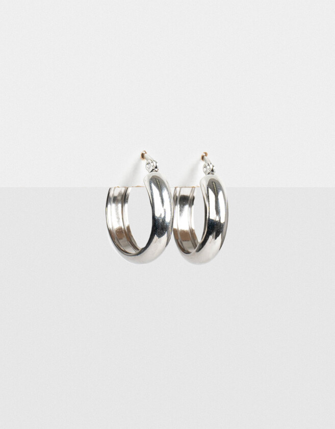 Aros Argollas Acero quirúrgico Argollas De Acero Quirúrgico - Plateado