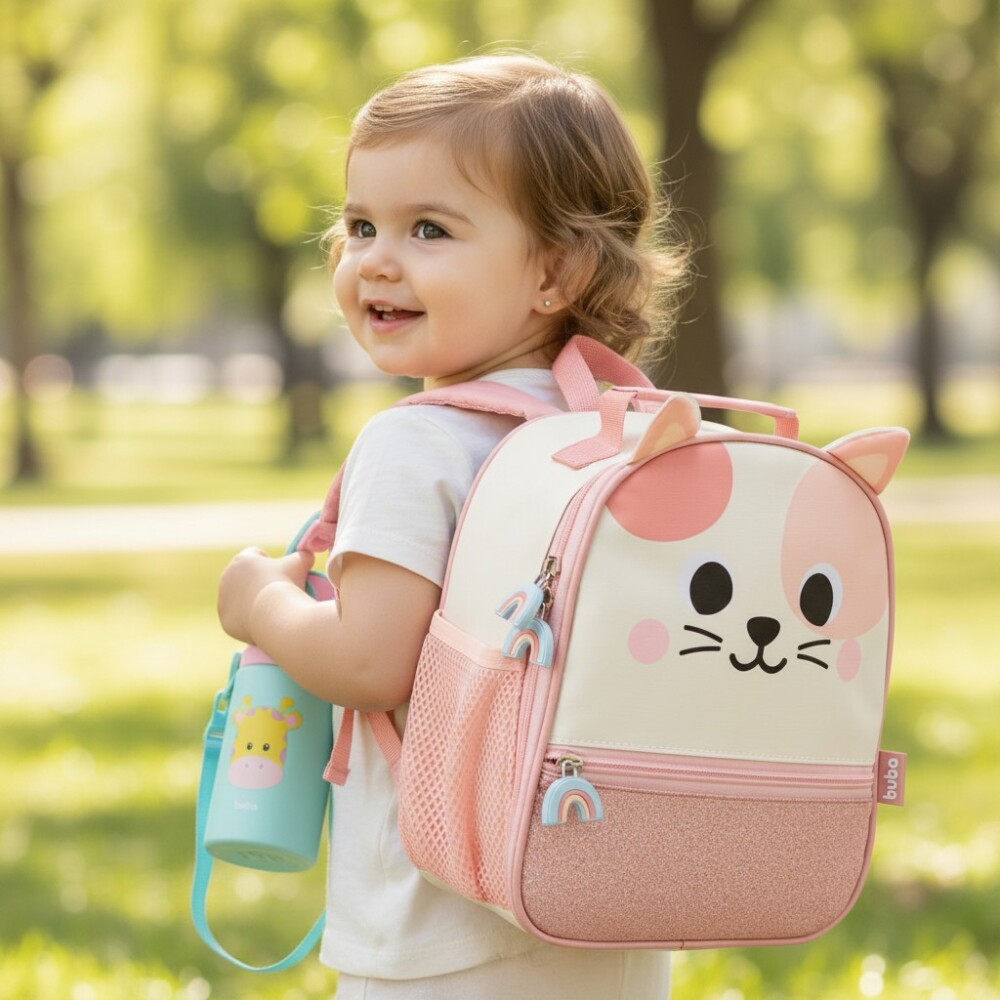 Mochila lunchera termica BUBAZOO BUBA - Gatita Mochila lunchera termica BUBAZOO BUBA - Gatita