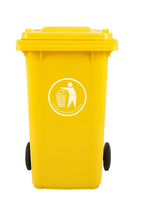 Contenedor De Residuos En Color Amarillo - 240 Litros Contenedor De Residuos En Color Amarillo - 240 Litros