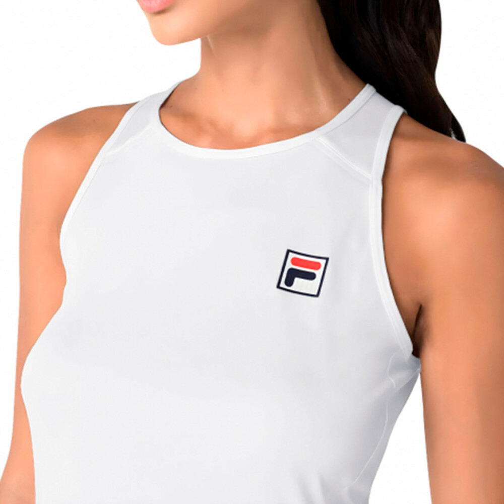 Fila Vestido Tennis basic ii Mujer - Blanco Blanco