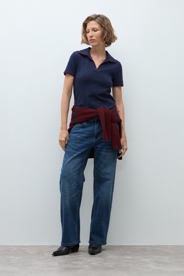 Jean recto Pola jean medio