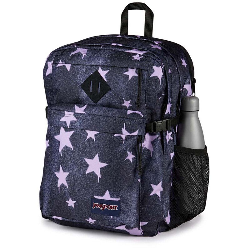 Mochila Portalaptop Main Campus Sprayed Stars Pastel Lilac