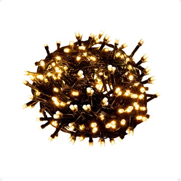 Luces Led de Luz Calida de Navidad de 100 Luces de 4 Metros Luces Led de Luz Calida de Navidad de 100 Luces de 4 Metros