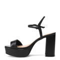 Sandalias de Mujer Bottero con Plataforma Alta y Taco Block Negro