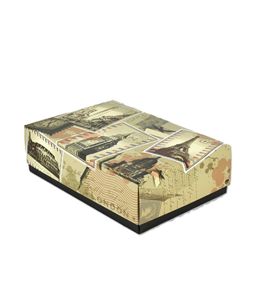 Caja laminada 08 - 20x30x9 cm CIUDADES