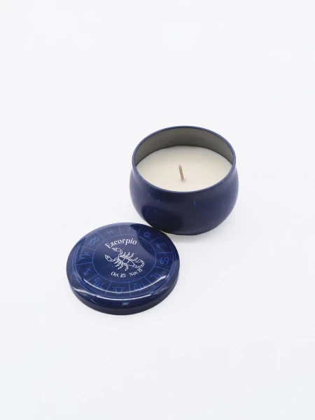 VELA ZODIACO ESCORPIO AZUL