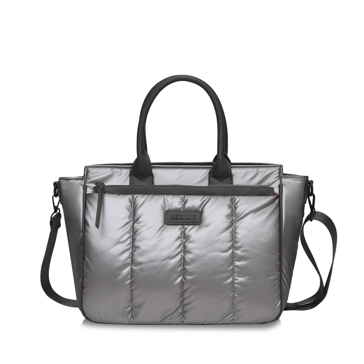 Cartera Las Oreiro Love - Gris 