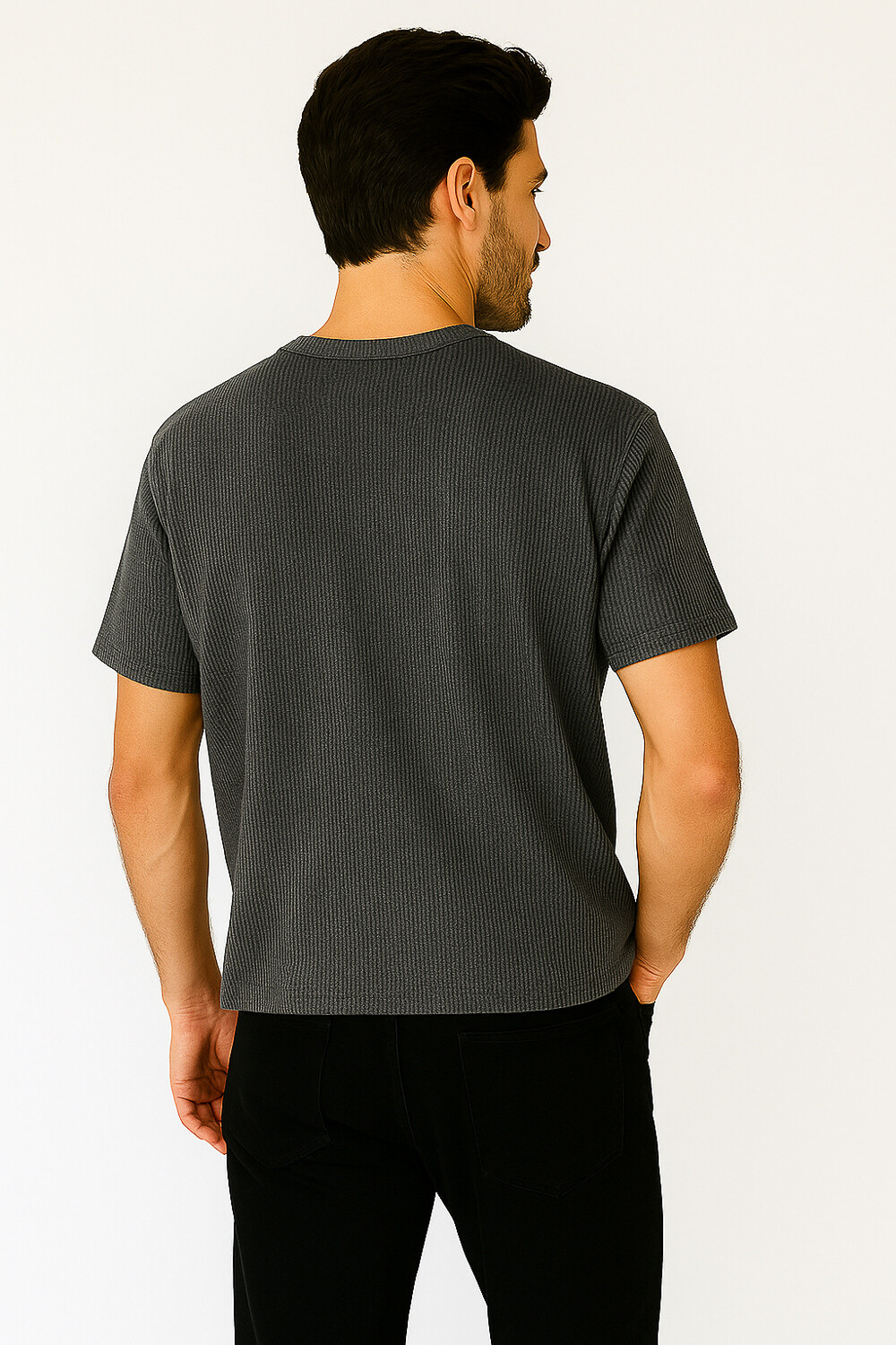 Remera Evereldo Gris Oscuro