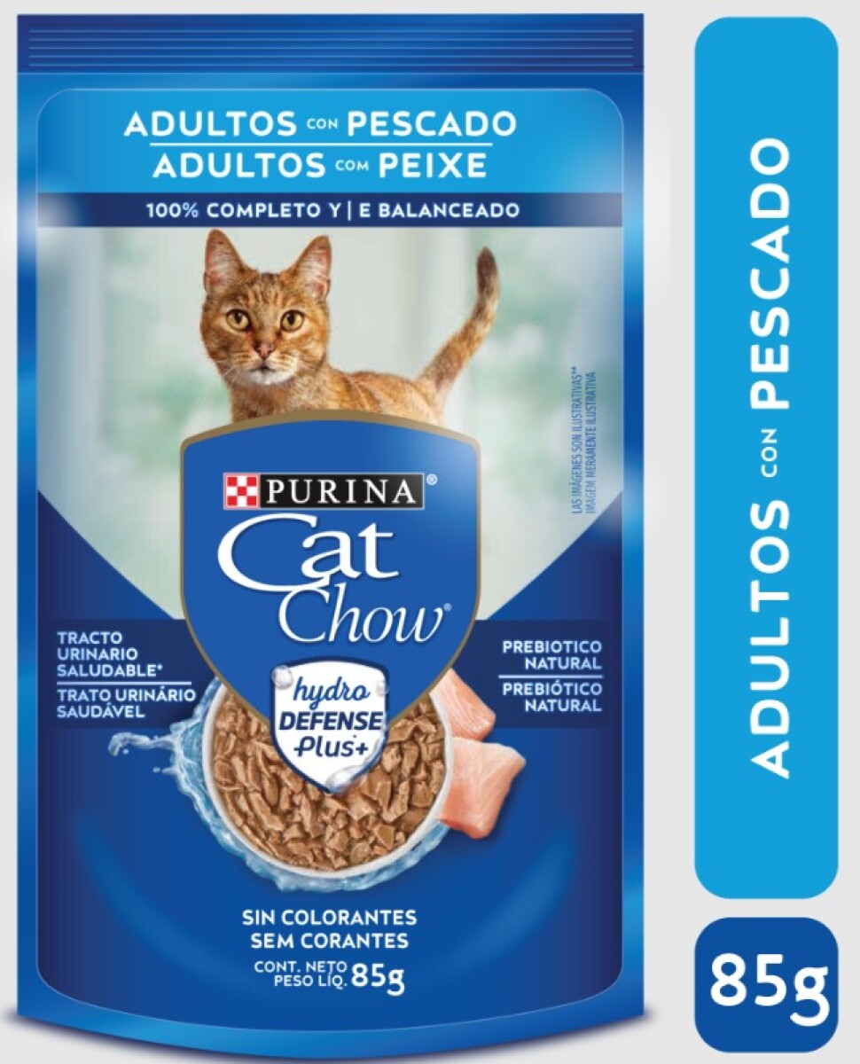 CAT CHOW ADULTOS PESCADO 85 GR 