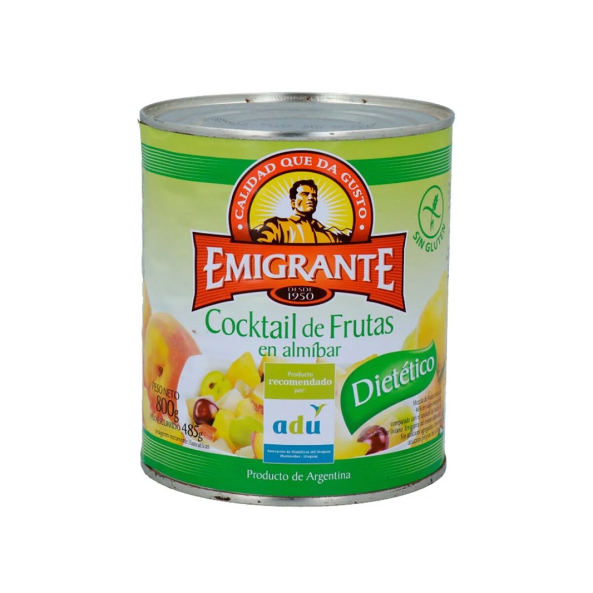 EMIGRANTE COCKTAIL FRUTAS ADU 800G 