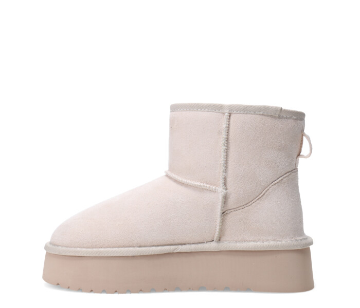 Bota CREEK con plataforma Light Beige