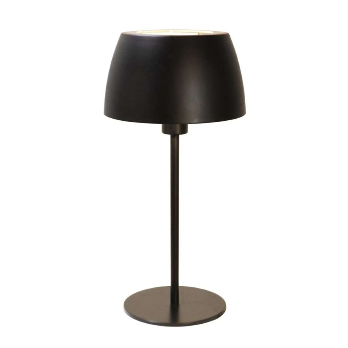 Lampara De Mesa D24X48Cm - Bombe Metal Negro 