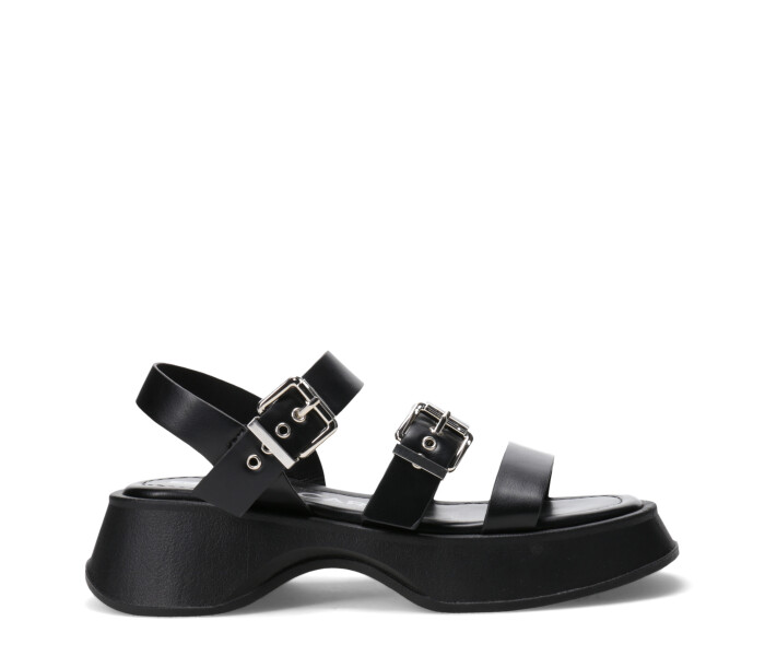 Sandalias de Mujer Miss Carol Sandalia BITOLA con hebillas Negro