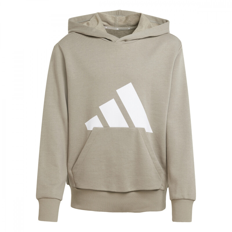 Canguro Adidas Buzo J BL FT HD de Niños - JC9673 Beige-blanco