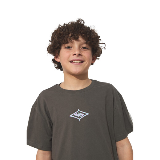 Remera Quiksilver Swell Squad niño - Gris Oscuro Remera Quiksilver Swell Squad niño - Gris Oscuro