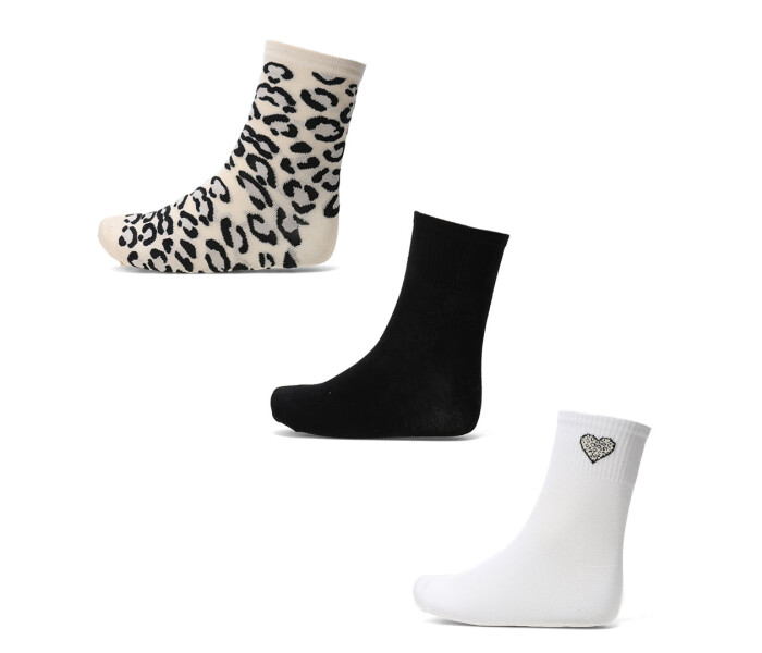 Medias Miss Carol Pack X3 Animal Print