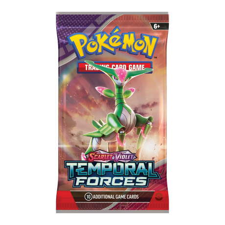 Pokemon TCG: Booster Scarlet&Violet - Temporal Forces [Inglés] Pokemon TCG: Booster Scarlet&Violet - Temporal Forces [Inglés]