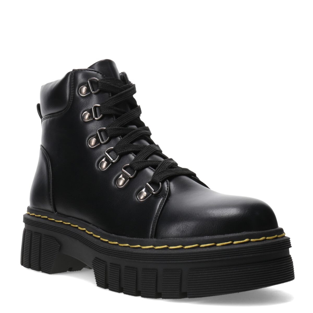 Bota de Mujer Miss Carol QUBE acordonada - Negro 