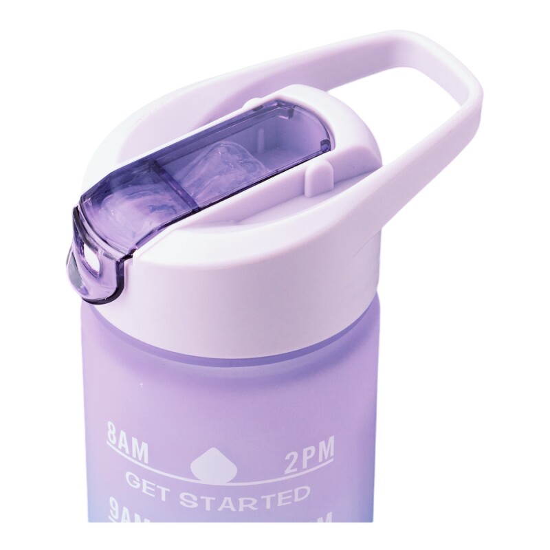 Botella Agua Motivacional 600 Ml Sin Color