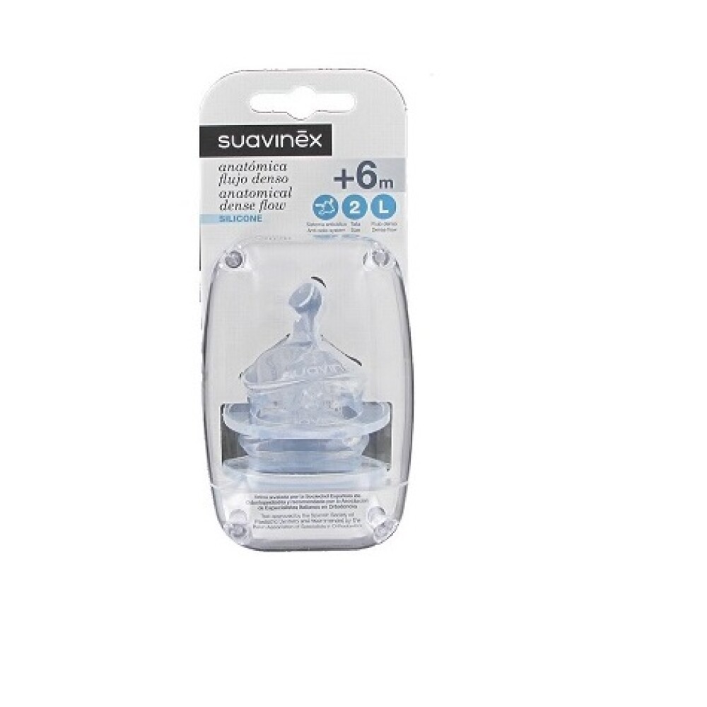 Set Tetina Anatómica Suavinex Talle 6+ Flujo L