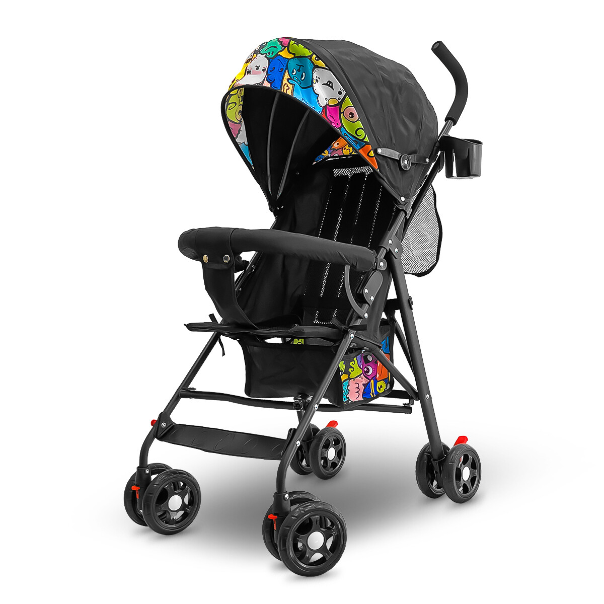 Coche Paragüita Bebé Expert Kids Liviano Con Accesorios - Negro 