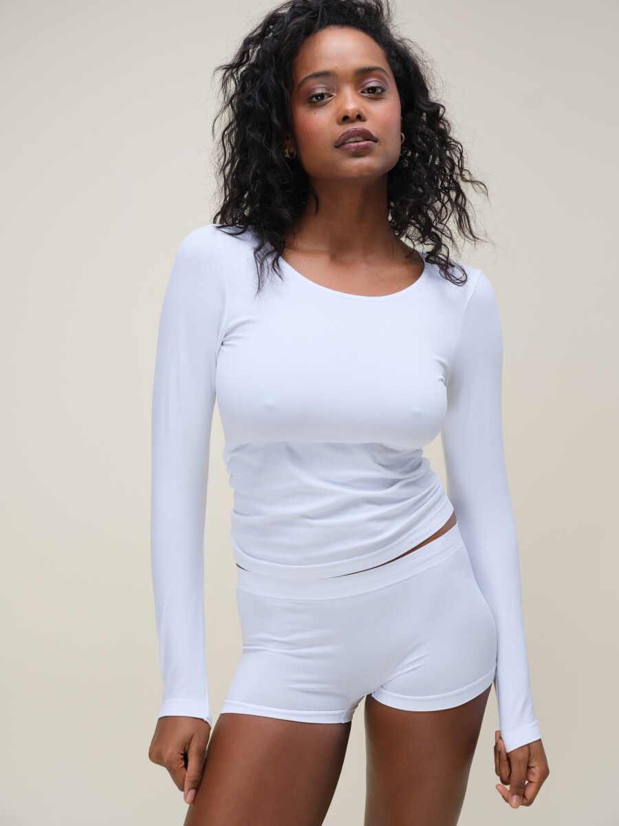 Camiseta Seamless - Blanco 