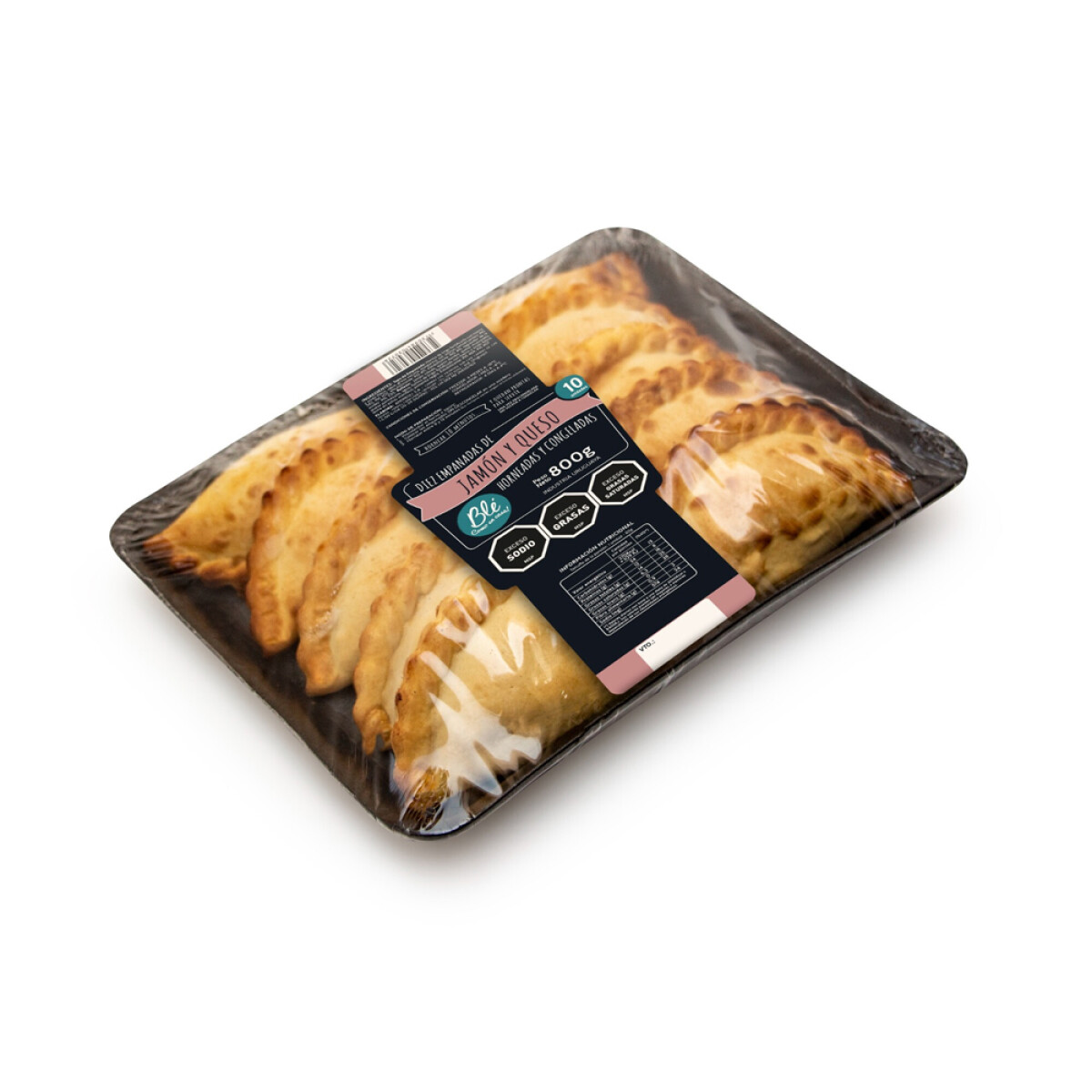 Empanadas mix jamón y queso y carne Blé - 10 uds. - 800 gr 