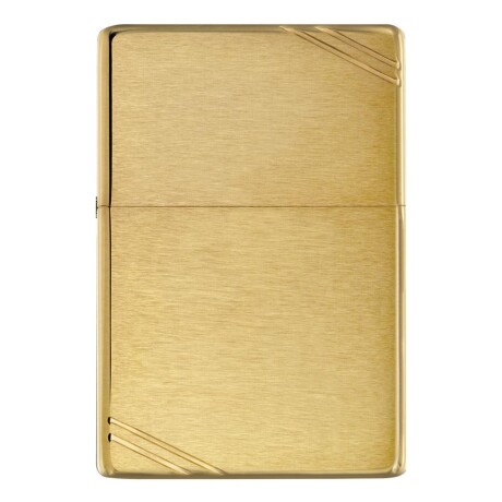 Encendedor Zippo Brushed Brass Vintage with Slashes - 240 Encendedor Zippo Brushed Brass Vintage with Slashes - 240