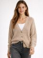 Cardigan Ahualoa Taupe Claro