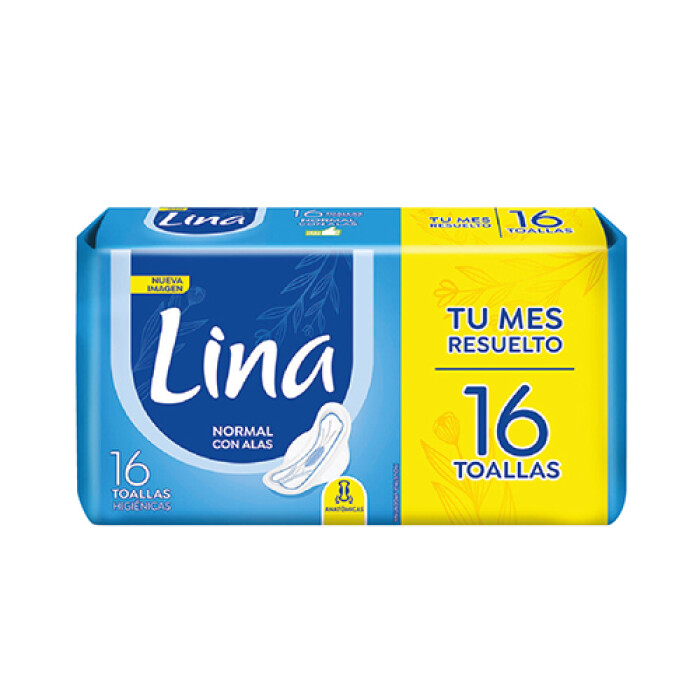 LINA TOALLA FEM NORMAL CON ALAS AHORR PA única