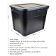 Set x5 Caja organizadora Ecobox 80 lts NEGRO