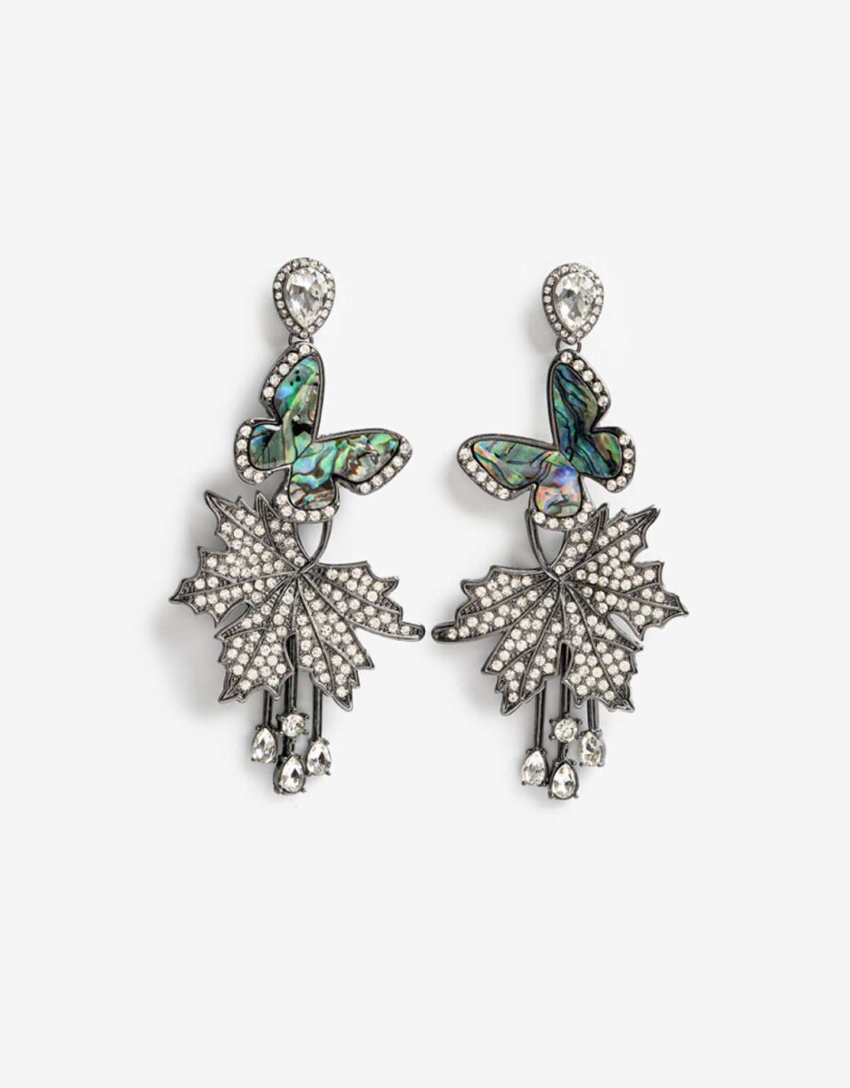 Aros Colgantes Largos Color - Combinacion Multicolor 