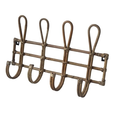 PERCHERO CAÑA MADERA NATURAL-BEIGE 21878