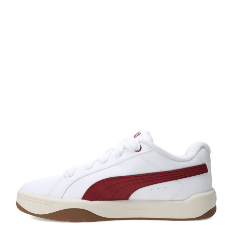 Championes de Hombre Puma Park Lifestyle Easy Blanco - Bordó