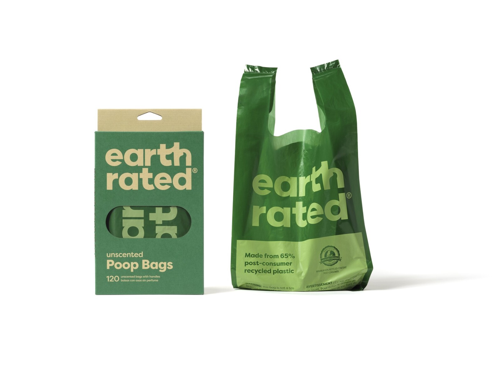 BOLSAS ASAS EARTH RATED 120 UNIDADES SIN PERFUME 